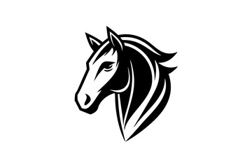 horse head silhouette