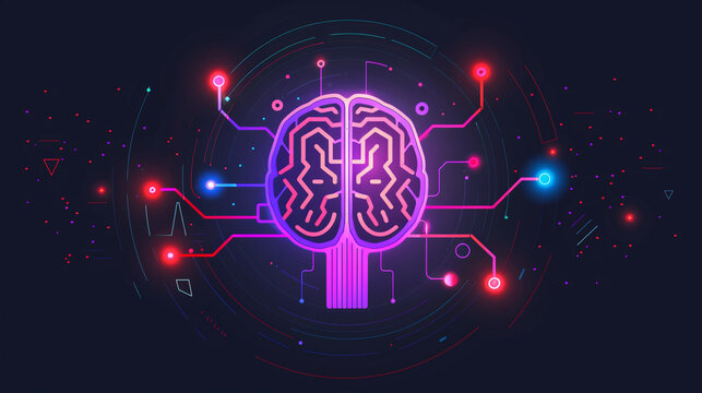 Digital Brain Concept