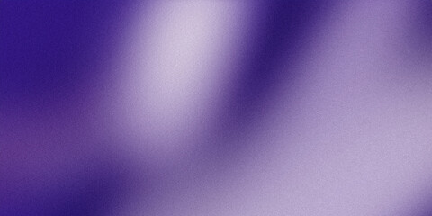 Fototapeta premium Purple and white gradient abstract background with grainy texture and light leaks