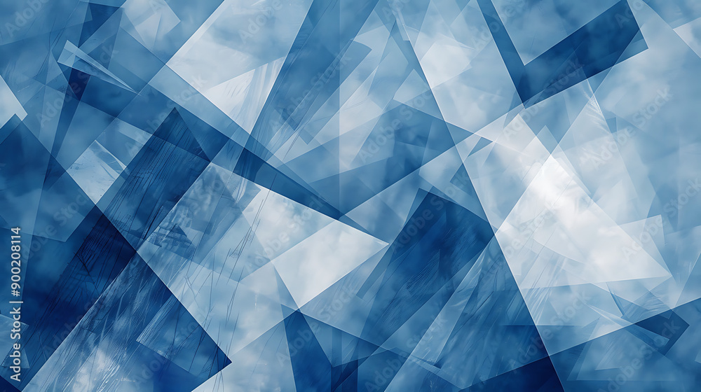 Aufkleber Abstract white flowing wave pattern background with layered curves, minimalist and modern design concept.