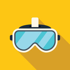 Virtual reality glasses headset goggles for playing and watching videos in 3d