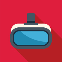 Vr glasses headset presenting a modern way of entertainment allowing to experience virtual reality