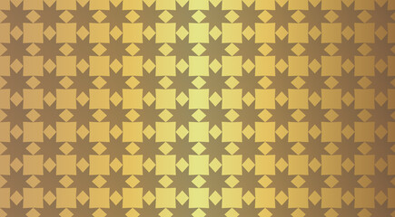 Luxurious gold tiles, moon flower pattern.