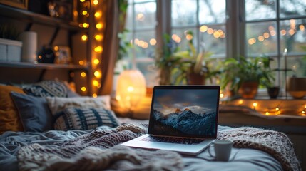 Smart device technology ready for work! Working from home and anywhere concepts.