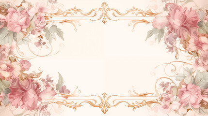 Vintage Rococo style frame