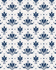 Minimalist pattern with sapphire accents, front view, highlighting elegant simplicity, advanced tone, Monochromatic Color Scheme