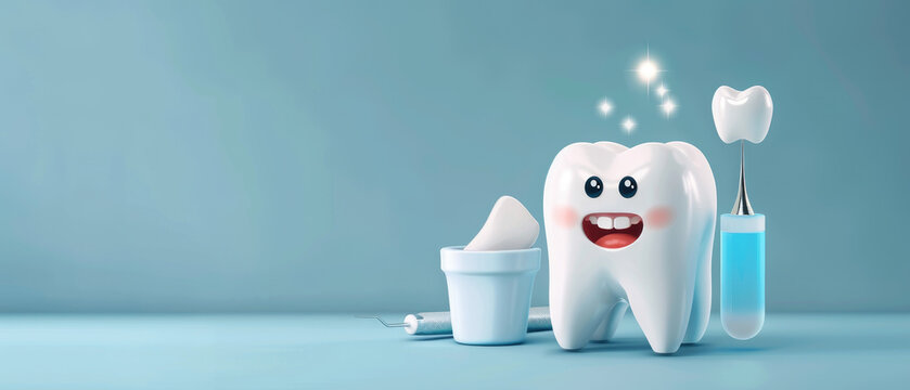 Explore a flat design illustration showcasing the process of wisdom tooth extraction, ideal for dental professionals and patient education materials.