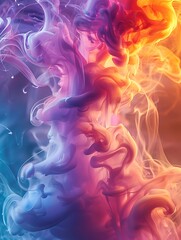 Obraz premium Beautiful Pastel Color Abstract Desktop Wallpaper 4K Background