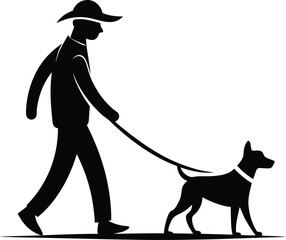 people with dog illustration. pet, dog, animal, portrait, people, puppy, friendship