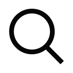 Magnifying glass, search icon vector 