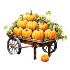 Halloween halloween decoration watercolor illustration, halloween clipart