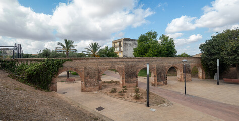 Aqueduct Park in the city of Paterna