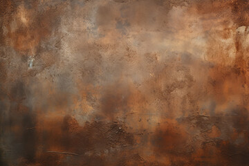 Processed collage of rust metal sheet surface texture. Background for banner, backdrop or texture