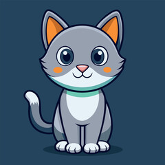 Fototapeta premium Cat Art Design and Cats Background