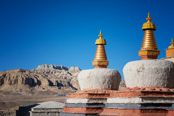 The Tholing Monastery  in Zhada, Ngari,Tibet