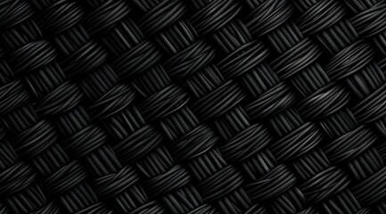 Black carbon fiber background, seamless texture pattern for web design and print presentation. Black color background