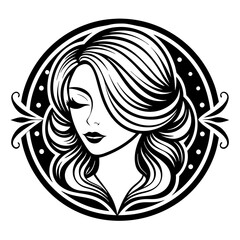 Beauty parlour Skincare Hair Salon,Spa cosmetic Vector.