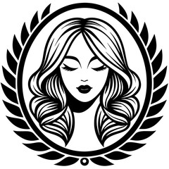 Beauty parlour Skincare Hair Salon,Spa cosmetic Vector.