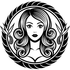 Beauty parlour Skincare Hair Salon,Spa cosmetic Vector.