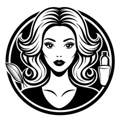 Beauty parlour, Skincare, Hair Salon, Spa, cosmetic  Vector