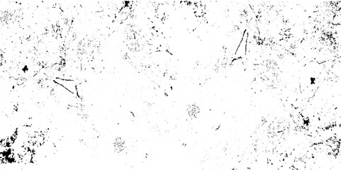 Grunge black and white seamless pattern. Monochrome abstract texture. Background of cracks, scuffs, chips, stains, ink spots, lines. Dark design