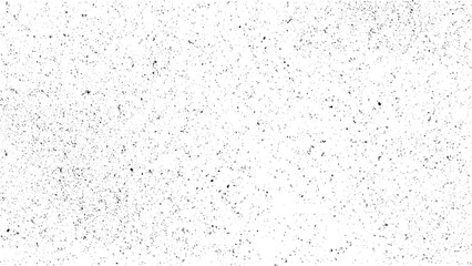 Black and white grunge texture made of fine particles of ink or paint. Realistic distressed grainy effect. Vector illustration.