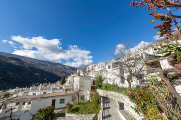 Obraz premium View of the town of Pampaneira in the Las Alpujarras region. Granada, Spain.