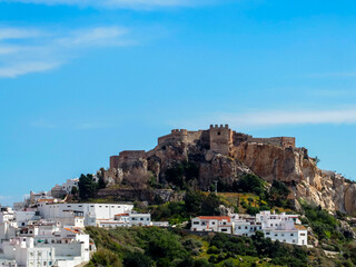 Obraz premium Medieval castle of Salobreña. Granada, Andalusia, Spain.