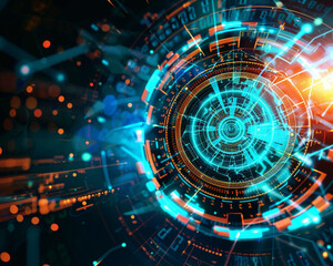 Obraz premium A communications protecting sensitive information from cyber threats and eavesdropping