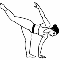 Yoga Poses Vector