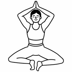 Yoga Poses Vector