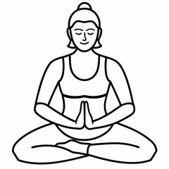Yoga Poses Vector