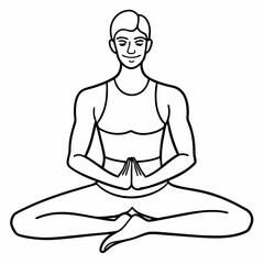 Yoga Poses Vector