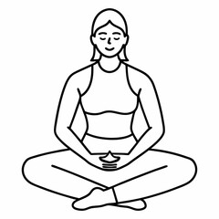 Yoga Poses Vector