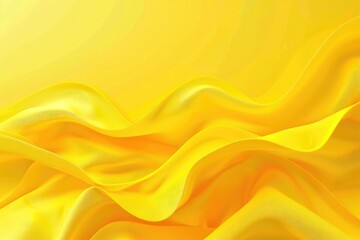 Obraz premium Abstract Yellow Wavy Fabric Background