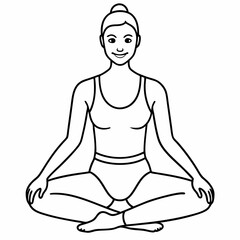 Yoga Poses Vector
