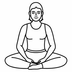 Yoga Poses Vector