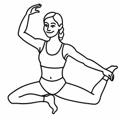 Yoga Poses Vector