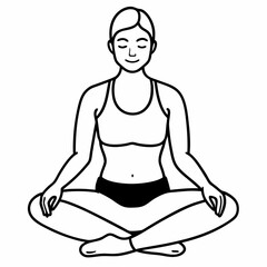Yoga Poses Vector
