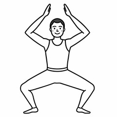 Yoga Poses Vector