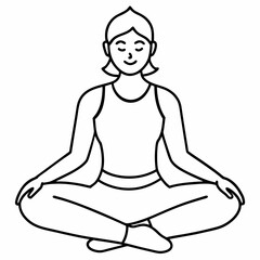 Yoga Poses Vector
