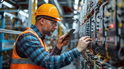 Ensuring IT Infrastructure Reliability: Supervisor and Inspector Reviewing System Robustness in Data Center with Vibrant Displays and Copy Space