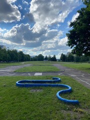 landscape in the city. The nature