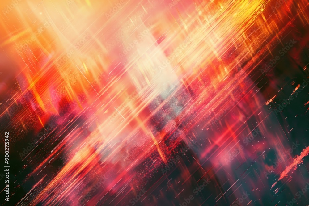 Poster a vibrant and imaginative abstract background with bold colors and shapes