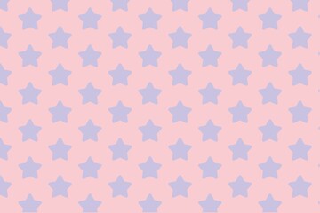 パステルピンクと紫の星のイラスト背景素材