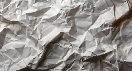 A crumpled paper texture with intense folds, deep wrinkles, and a highly distressed, fragmented appearance. Multiple variations available
