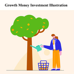 Growth Money Investment Illustration
gardening Illustration