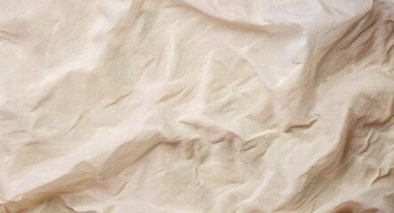 Obraz premium A parchment paper texture with a slightly translucent quality, soft wrinkles, and a warm, off-white tone. Multiple variations available