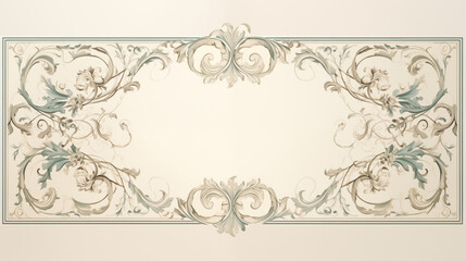 Fototapeta premium frame with flowers