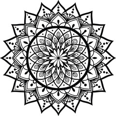 Mandala Designs, Mandala Coloring Pages with Floral Themes for KDP Interiors design